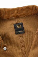 画像4: SCYE BASICS (サイベーシックス) Stretch Cotton Duck Chore Coat [CINNAMON] (4)