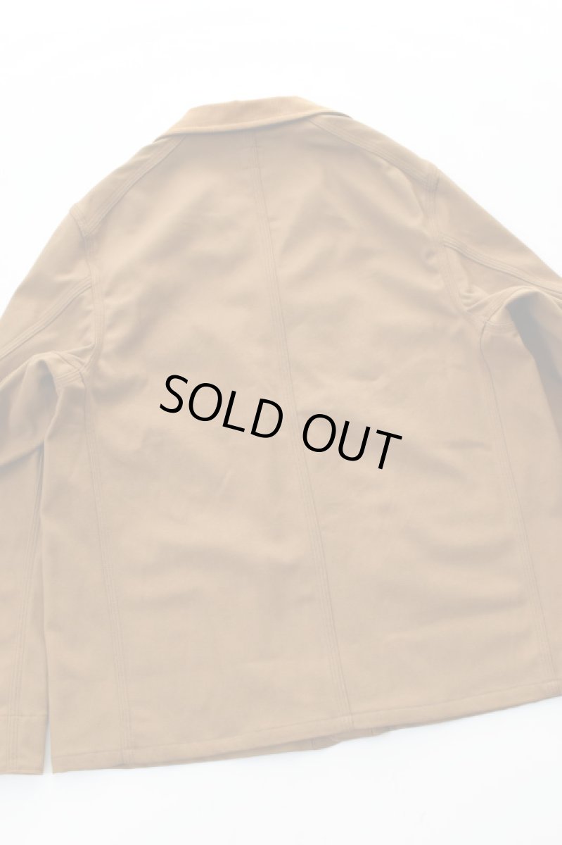 画像22: SCYE BASICS (サイベーシックス) Stretch Cotton Duck Chore Coat [CINNAMON] (22)