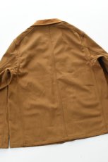 画像13: SCYE BASICS (サイベーシックス) Stretch Cotton Duck Chore Coat [CINNAMON] (13)