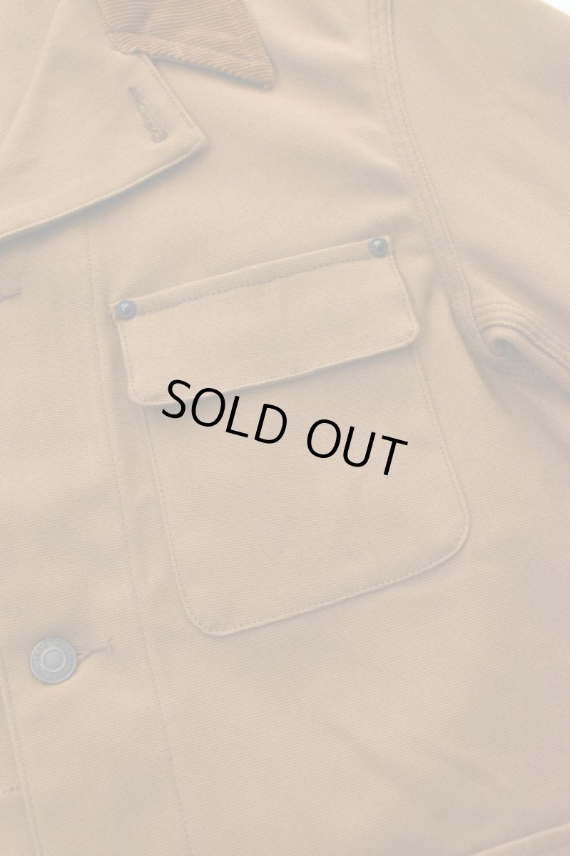 画像17: SCYE BASICS (サイベーシックス) Stretch Cotton Duck Chore Coat [CINNAMON] (17)