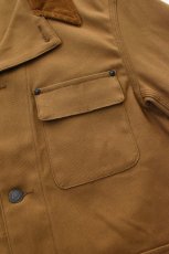 画像8: SCYE BASICS (サイベーシックス) Stretch Cotton Duck Chore Coat [CINNAMON] (8)