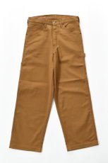 画像2: SCYE BASICS (サイベーシックス) Stretch Cotton Duck Carpenter Pants [CINNAMON] (2)