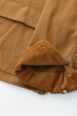 画像12: SCYE BASICS (サイベーシックス) Stretch Cotton Duck Chore Coat [CINNAMON] (12)