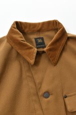 画像5: SCYE BASICS (サイベーシックス) Stretch Cotton Duck Chore Coat [CINNAMON] (5)