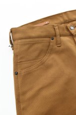 画像4: SCYE BASICS (サイベーシックス) Stretch Cotton Duck Carpenter Pants [CINNAMON] (4)
