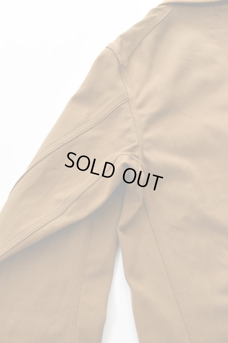 画像24: SCYE BASICS (サイベーシックス) Stretch Cotton Duck Chore Coat [CINNAMON] (24)