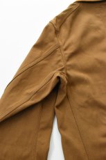 画像15: SCYE BASICS (サイベーシックス) Stretch Cotton Duck Chore Coat [CINNAMON] (15)