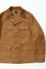 画像1: SCYE BASICS (サイベーシックス) Stretch Cotton Duck Chore Coat [CINNAMON] (1)