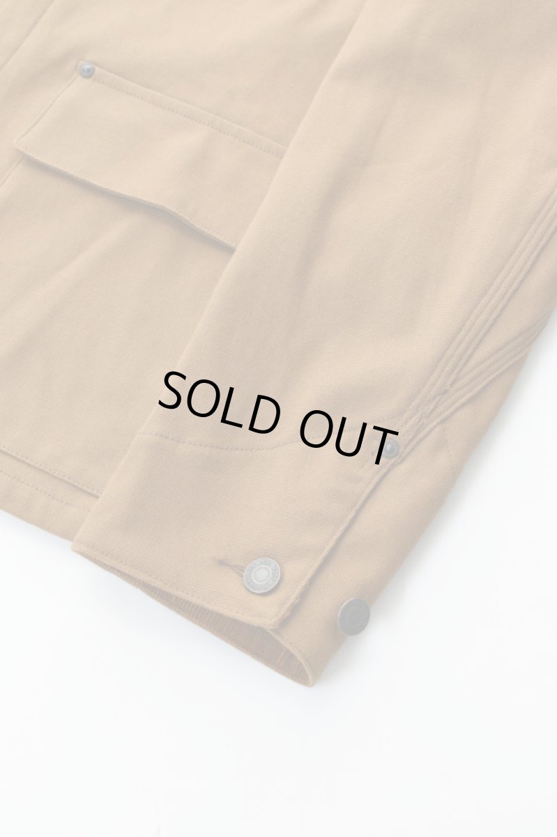 画像20: SCYE BASICS (サイベーシックス) Stretch Cotton Duck Chore Coat [CINNAMON] (20)