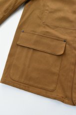 画像9: SCYE BASICS (サイベーシックス) Stretch Cotton Duck Chore Coat [CINNAMON] (9)