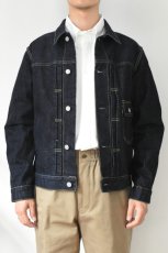画像10: SCYE BASICS (サイベーシックス) Selvedge Denim Jacket Type1 [INDIGO] (10)