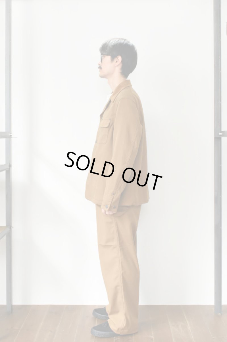 画像8: SCYE BASICS (サイベーシックス) Stretch Cotton Duck Chore Coat [CINNAMON] (8)