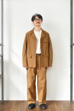 画像11: SCYE BASICS (サイベーシックス) Stretch Cotton Duck Chore Coat [CINNAMON] (11)