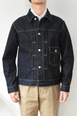 画像3: SCYE BASICS (サイベーシックス) Selvedge Denim Jacket Type1 [INDIGO] (3)
