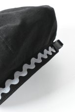 画像3: Indietro Association (インディエトロアソシエーション) 8 Panel Beret [BLACK] (3)