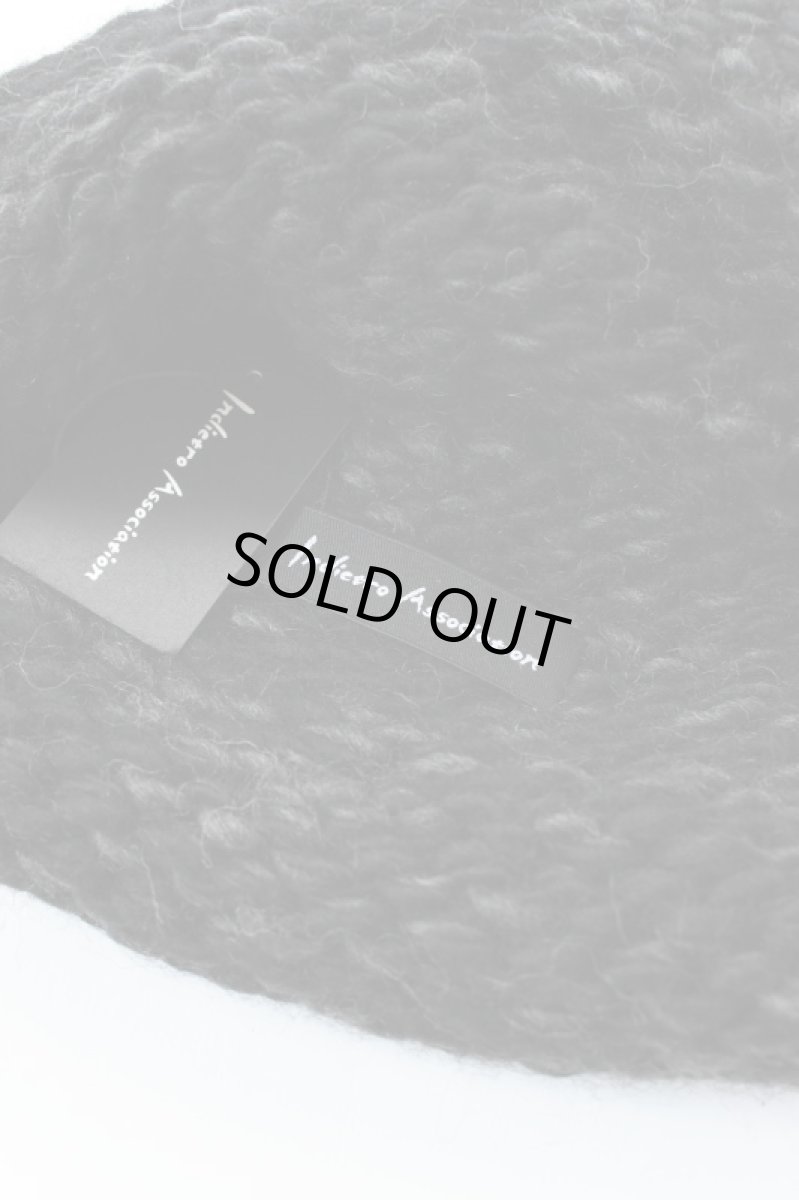 画像5: Indietro Association (インディエトロアソシエーション) Roll Knit Cap [BLACK] (5)