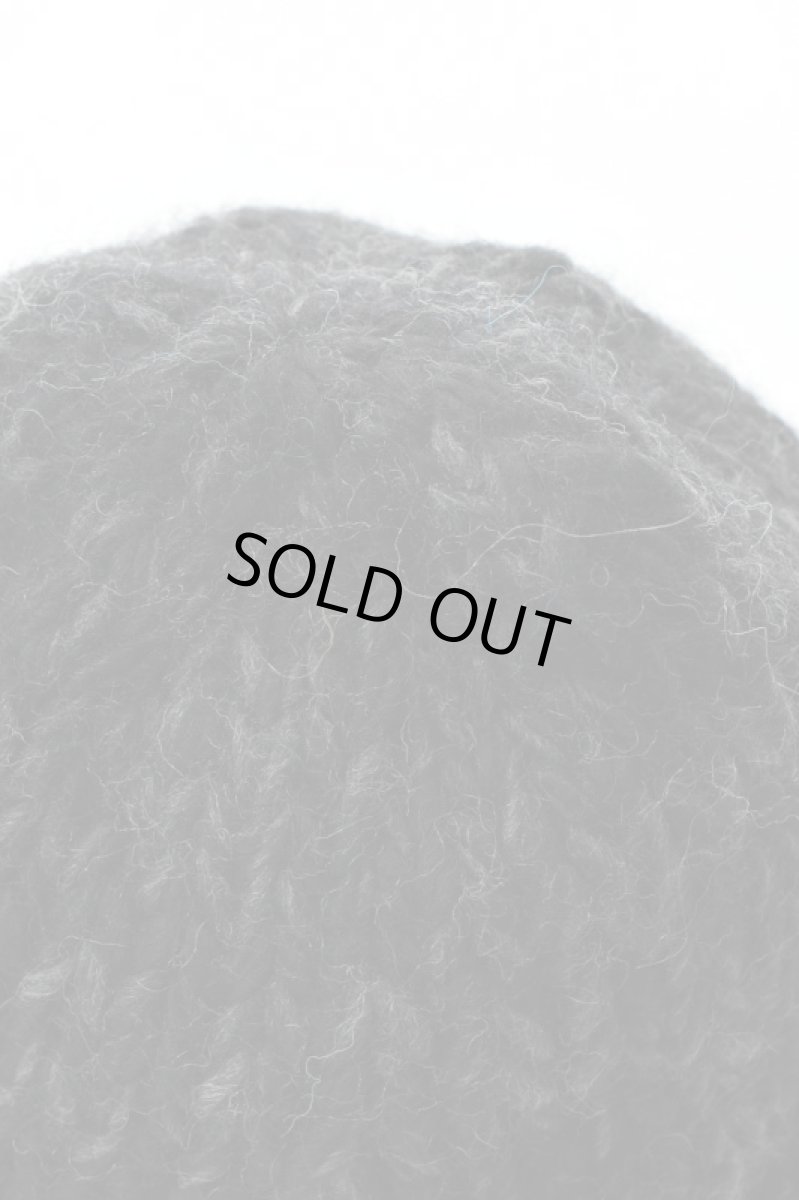 画像4: Indietro Association (インディエトロアソシエーション) Roll Knit Cap [BLACK] (4)