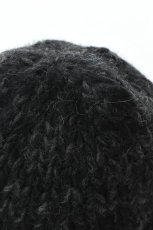 画像4: Indietro Association (インディエトロアソシエーション) Roll Knit Cap [BLACK] (4)