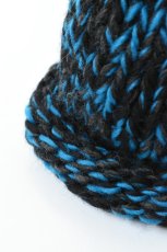 画像3: Indietro Association (インディエトロアソシエーション) Roll Knit Cap [BLUE] (3)