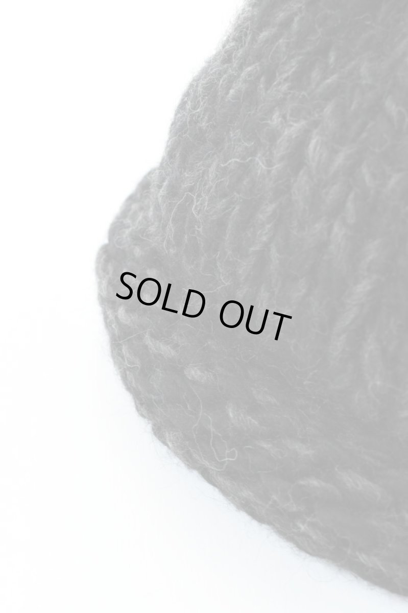 画像3: Indietro Association (インディエトロアソシエーション) Roll Knit Cap [BLACK] (3)