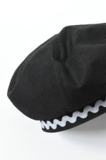 画像2: Indietro Association (インディエトロアソシエーション) 8 Panel Beret [BLACK] (2)