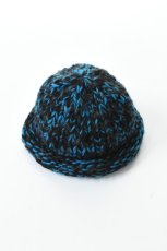 画像1: Indietro Association (インディエトロアソシエーション) Roll Knit Cap [BLUE] (1)