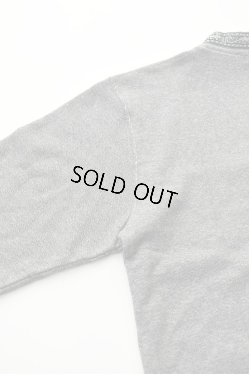 画像20: Behind The River (ビハインドザリバー) OAXACA Jalieza Weaving Tape Sweat Cardigan [GRAY] (20)