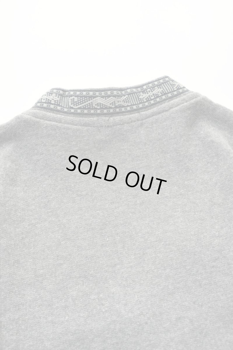 画像19: Behind The River (ビハインドザリバー) OAXACA Jalieza Weaving Tape Sweat Cardigan [GRAY] (19)