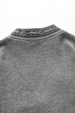 画像19: Behind The River (ビハインドザリバー) OAXACA Jalieza Weaving Tape Sweat Cardigan [GRAY] (19)