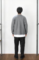画像9: Behind The River (ビハインドザリバー) OAXACA Jalieza Weaving Tape Sweat Cardigan [GRAY] (9)