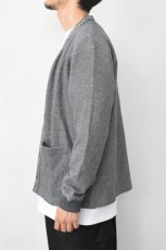 画像4: Behind The River (ビハインドザリバー) OAXACA Jalieza Weaving Tape Sweat Cardigan [GRAY] (4)