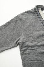 画像13: Behind The River (ビハインドザリバー) OAXACA Jalieza Weaving Tape Sweat Cardigan [GRAY] (13)