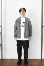 画像6: Behind The River (ビハインドザリバー) OAXACA Jalieza Weaving Tape Sweat Cardigan [GRAY] (6)