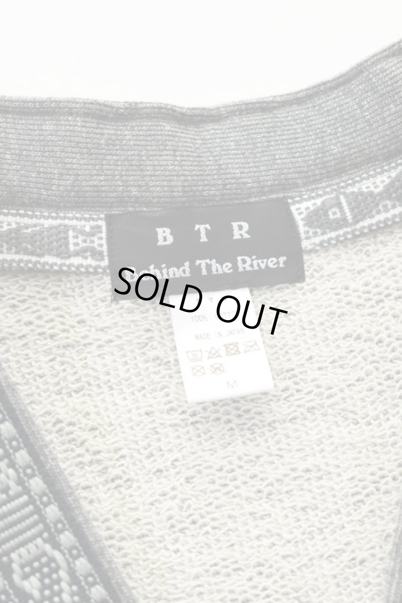 画像11: Behind The River (ビハインドザリバー) OAXACA Jalieza Weaving Tape Sweat Cardigan [GRAY] (11)