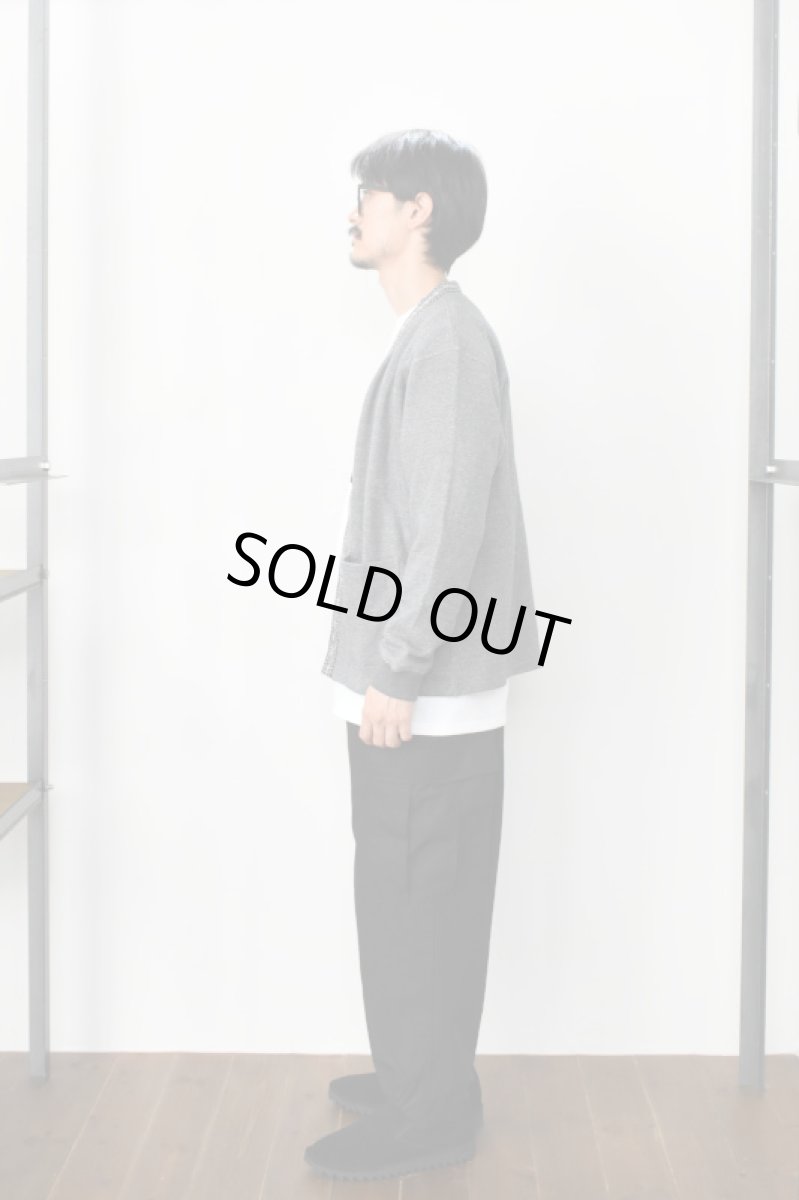 画像8: Behind The River (ビハインドザリバー) OAXACA Jalieza Weaving Tape Sweat Cardigan [GRAY] (8)