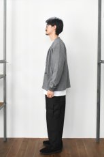 画像8: Behind The River (ビハインドザリバー) OAXACA Jalieza Weaving Tape Sweat Cardigan [GRAY] (8)