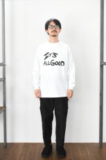画像4: Behind The River (ビハインドザリバー) Tubular L/S Tee It's ALL GOOD [WHITE] (4)