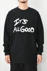 画像3: Behind The River (ビハインドザリバー) Tubular L/S Tee It's ALL GOOD [BLACK] (3)