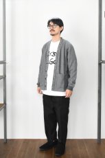 画像7: Behind The River (ビハインドザリバー) OAXACA Jalieza Weaving Tape Sweat Cardigan [GRAY] (7)