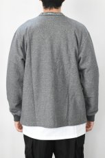 画像5: Behind The River (ビハインドザリバー) OAXACA Jalieza Weaving Tape Sweat Cardigan [GRAY] (5)