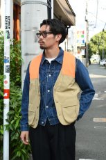画像12: L.L.Bean (エルエルビーン) Double L Upland Hunter's Vest [DARK KHAKI/HUNTER ORANGE] (12)