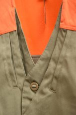 画像3: L.L.Bean (エルエルビーン) Double L Upland Hunter's Vest [DARK KHAKI/HUNTER ORANGE] (3)