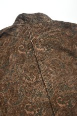 画像13: SOWBOW (ソウボウ) SOWBOW SHIRT MANDARIN COLLAR PAISLEY CORD [BROWN] (13)