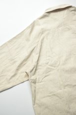 画像15: SOWBOW (ソウボウ) SOWBOW SHIRT SPORT JACKET 10oz HEMP DENIM [NATURAL] (15)