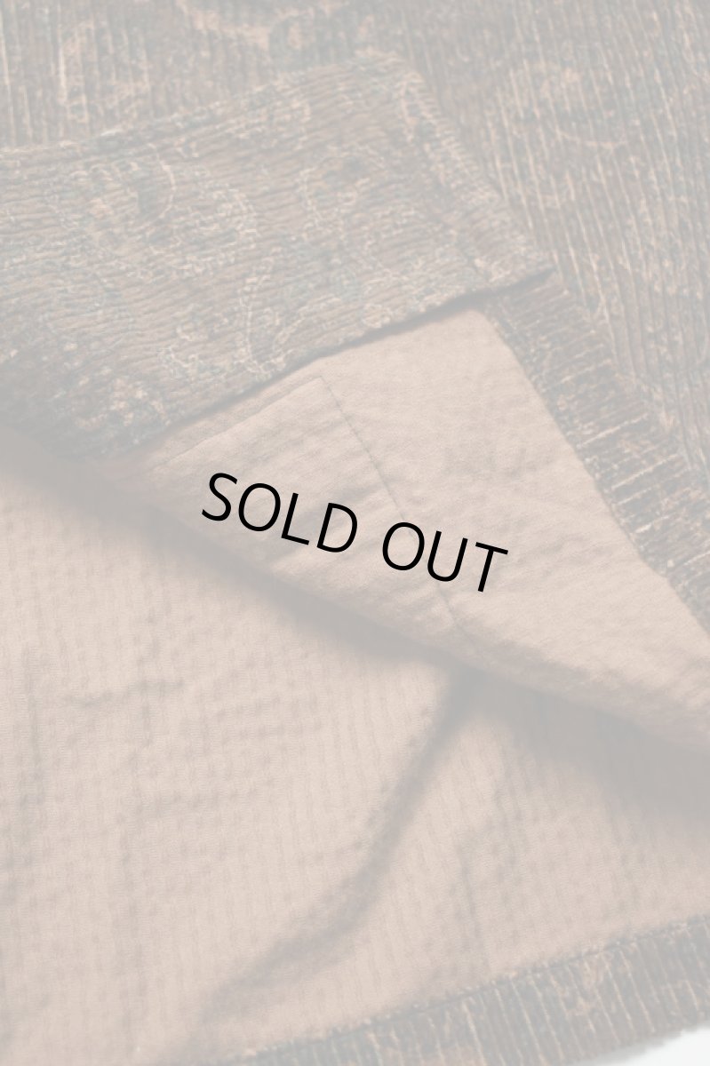 画像11: SOWBOW (ソウボウ) SOWBOW SHIRT MANDARIN COLLAR PAISLEY CORD [BROWN] (11)