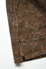 画像6: SOWBOW (ソウボウ) SOWBOW SHIRT MANDARIN COLLAR PAISLEY CORD [BROWN] (6)