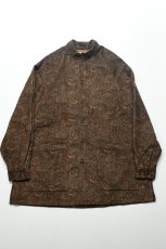 画像2: SOWBOW (ソウボウ) SOWBOW SHIRT MANDARIN COLLAR PAISLEY CORD [BROWN] (2)