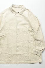 画像1: SOWBOW (ソウボウ) SOWBOW SHIRT SPORT JACKET 10oz HEMP DENIM [NATURAL] (1)