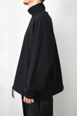 画像4: kontor (コントール) High Neck Pullover Sweat [BLACK] (4)