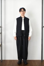 画像11: kontor (コントール) Quilting Insulation Vest [NAVY] (11)
